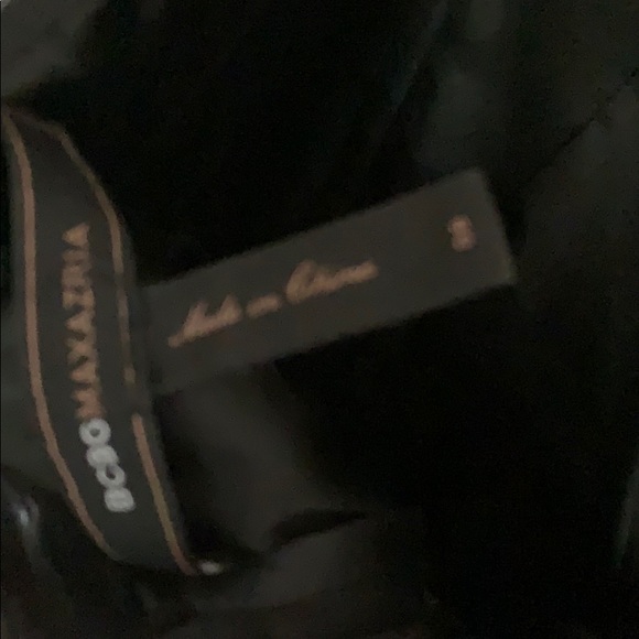 Bcbg maxazria Black midi dress with poko dots. - Picture 6 of 8